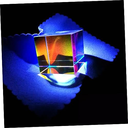 Mobestech Presente De Vidro De Tamanho Físico Com Dispersão De Arte Rgb M X-Cubo Ensino Óptico Para