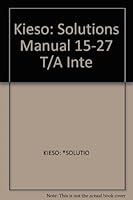 Kieso: Solutions Manual 15-27 T/A Inte 0471507571 Book Cover