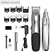 Wahl Groomsman Akku-Bartschneider-Set für Bärte, Nasenhaare, leichtes Detailing und leichte Körperpflege mit zusätzlichem Nass-/Trocken-Akku-Nasentrimmer