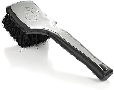 Domestic Genuine ProductDetail Factory ProGrip Interior Scrub Brush - Ergonomically Designed Interior Plastic Cleaning Brush Gray