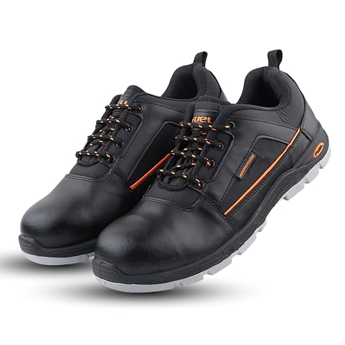 Image of FUEL Armour 3 DD ISI Marked Synthetic Treated Fabric Breathable Safety Shoes for Men with 100J Steel Toe Cap in PVC Double Density Sole
