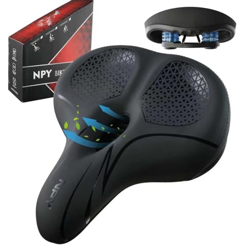 Bike Seat for Men & Women - Wide Gel Padded
