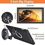 Car GPS Navigation Truck RV, 9 inch Touch Screen Latest 2025 Map, Real Voice Spoken Turn-by-Turn Direction Reminding Navigation System for Cars, Vehicle GPS with Speed and Red Light Warning (Black) - Image 4