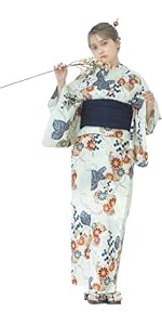 Amazon | [Dita](ディータ) レディース 浴衣 セット 簡単 兵児帯