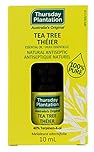 Thursday Plantation 100% Pure Tea Tree Oil - Ideal for Minor Cuts, Abrasions, Insect Bites, Stings, and Skin Irritations - Essential Oil - Versatile Oil for Home Use and Personal Care - 10ml size