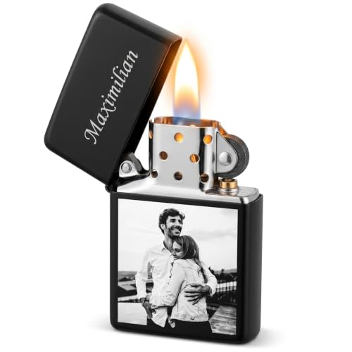 Personalisiertes Feuerzeug mit Foto und Gravur - Individuell gestaltbar
