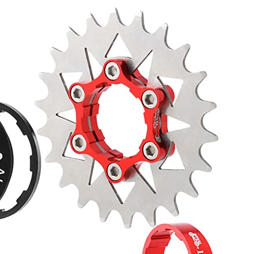 Cassette de velocidad simple para evitar saltos de cadena con convertidor de acero ligero 3