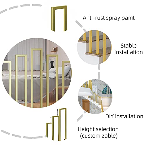 Main courante d'escalier 95cm à 3 marches avec kit d'installation complet - 4