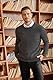 COOFANDY Herren Strickpullover Baumwolle Feinstrick Pullover Rundhals Sweatshirt Langarm Sweater Pulli Dunkelgrau L