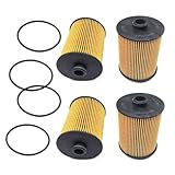 GOLACOD Oil Filter (4-Pack) Compatible with P-orsche Cayenne VR6 3.6L V6 2012-2018, VW Atlas