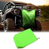 MARCHFA ユニバーサルゴミ袋 UTV ATV ポラリス Can-Am ヤマハ ゴルフボート RZR オフロード 大型 ゴミ袋 (グリーン)