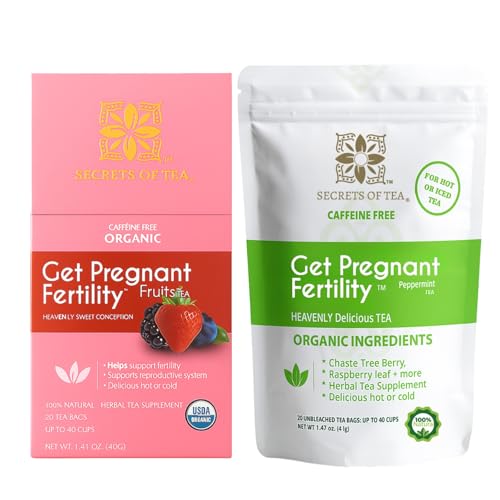 Secrets Of Tea Women's Herbal Tea Bundle - Organic Blend - 80 Servings (2 Pack)