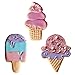 Ice Cream Cookie Cutters 3-Pc. Set Made in USA by Ann Clark, Popsicle, Hard and Soft Serve Ice Cream Cone