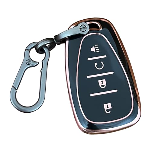 Boîtier clé Chevrolet antichoc 4 boutons pour Trailblazer
