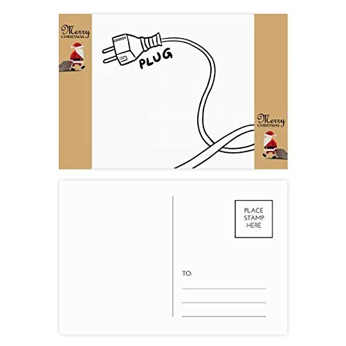 Cartes de remerciement Père Noël lot de 20, le choix idéal pour accompagner les cadeaux de Noël