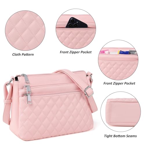 Image of TANTOMI Medium Crossbody Bags for Women Handbag PU Leather Purses for Women