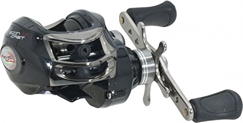 IronClaw Econ Cast LH - Baitcaster Rolle zum Spinnfischen auf Hechte & Zander, Multirolle zum Spinnangeln, Spinnrolle, Hechtrolle