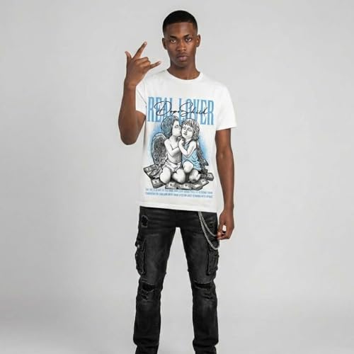 Image of DopeSkill Graphic Tee Streetwear Hip Hop Hypebeast Street Style Unisex T-Shirt Sneaker Colour Matching Shirts Real Lover