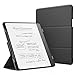 Produktbild MoKo Ständer Hülle für Kindle Scribe (2024/2022 veröffentlicht) Premium Leder Dreifacher Ständer Schutzhülle mit Stifthalter, Auto Schlaf/Wach für 10.2" Amazon Kindle Scribe 2024, Schwarz