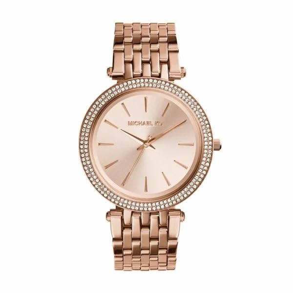 kv enterpeises Darci Rose Gold Dial Pave Bezel Ladies Watch (B0CX94CJCN) Amazon Price History, Amazon Price Tracker