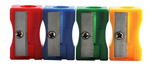 Plastica Singolo Foro Temperino 483005 10 pezzi