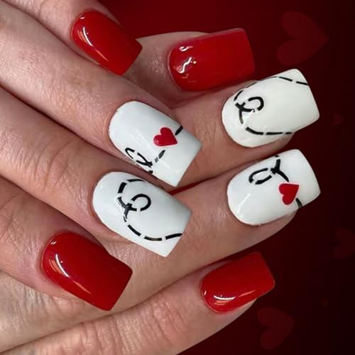 �o�����^�C�� ���� OverRed �n�[�g �t�F�C�N Ungues 24 �� �V���[�g ABS �f�[�g �p�[�e�B�[ �A�[�g ���̃f�U�C�� �o�����^�C���f�[ �v���X on Ungues �ԂƔ��̌��� Overungues