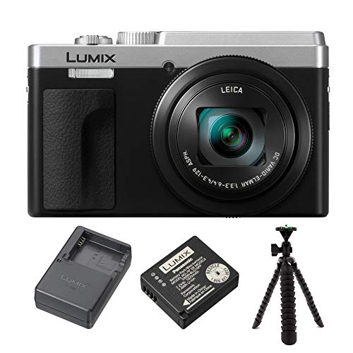 Panasonic LUMIX ZS80 24-720mm Travel Zoom Lens Digital Camera (Silver) with Panasonic Lumix