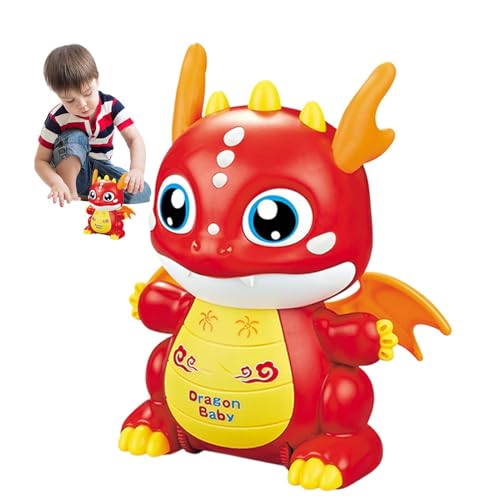 Jouet musical dragon lumineux et sonore Generico pour éveil enfant