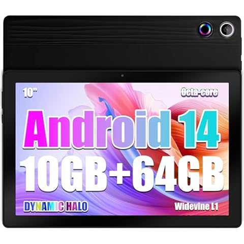 Tablette Wqplo 10 Pouces Android 14 Cover