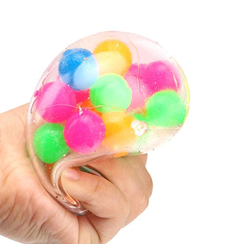 Stress Balls for Kids, Stress Relief Ball for Adults, Squeeze Ball/Sensory Ball, Ideal for Autism, Anxiety & More (1Pc)