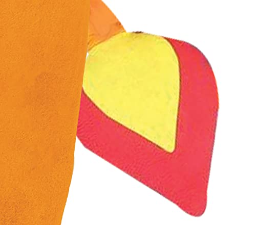 FIESTAS GUIRCA Costume da Drago Arancione Bambini