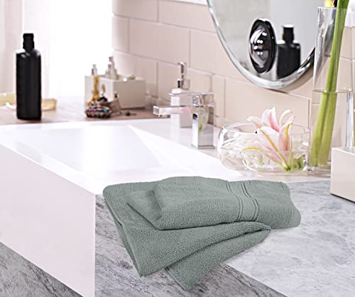 Image of Utopia Towels - Premium Hand Towels - 100% Combed Ring Spun Cotton, Ultra Soft and Highly Absorbent, Extra Large Thick Hand towels 41 x 71 cm, Hotel & Spa Quality Hand Towels (6-Pack) (Cool Grey)