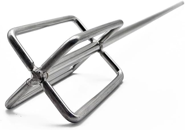 Stainless Steel Drill Stirrer/Mixer - 1/4 Inch Hex Drive (Heavy Duty) Homebrew Beer Brewy Tool