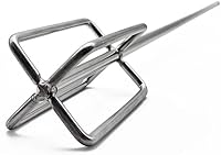 Vista 3 de Agitador/mezclador de taladro de acero inoxidable - Herramienta de cerveza casera con accionamiento hexagonal de 1/4 pulgadas (resistente)