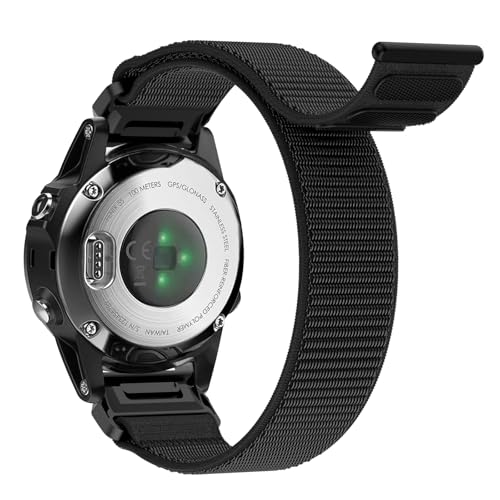 Correa para Garmin Fenix 7S, Quick Fit 20mm Pulsera de Repuesto de Nylon para Garmin Fenix 5S/5S Plus/Fenix 6S Pro/Fenix 7S/Fenix 8 43mm/Instinct 2S/Descent Mk 2S/epix Pro 42mm/Approach S70 42mm