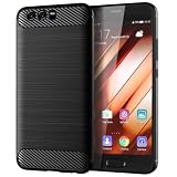SHSJYA Custodia per Huawei P10 / P10 Plus / P10 Lite, copertura completa, in morbido silicone, anti-impronte, antiurto, custodia protettiva (nero, per Huawei P10 Plus)
