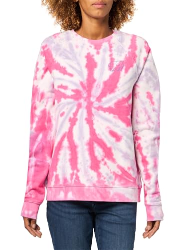 Ivory Ella Womens Pretty Swirl Tie Dye Crew Neck Sweatshirt M