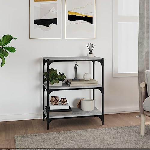 Estante industrial de madera para decorar tu sala de estar 2