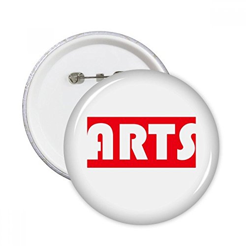 Badge bouton rond rouge simple 5pcs M décor vêtement DIYthinker