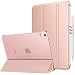 Produktbild MoKo Schutzhülle für iPad Air 4. Generation, 2020, schmal, leicht, mit Standfunktion, mit durchsichtiger, mattierter Rückseite, automatischer Aufwach-/Schlafmodus, Rotgold