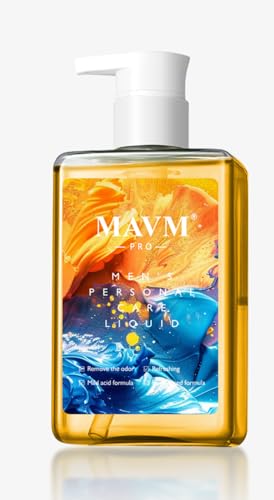 MAVM Mens Intimate Wash Groin & Private Cleanser for Odor & Itch | pH Balanced Hygiene Wash with Tea Tree & Chamomile (Million Nights)