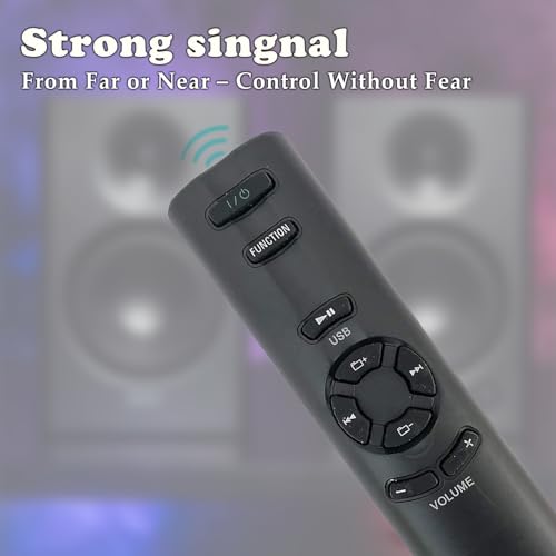 Image of Remote Control Compatible with Sony Home Theater Systems SA-D10, SA-D100, SA-D40 | Replacement for Sony RM-ANU156 | Premium Build, Long Range & Smooth Sound System Operation