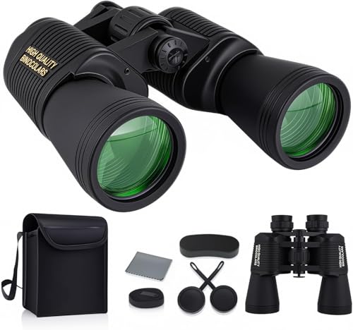 Image of 20X50 Binoculars for Adults High Powered with Low Light Vision, Bright BAK 4 Glass, Bird Watching, Safari, Trekking Waterproof & Easy Focusing Compact & Lightweight