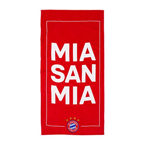 Preisvergleich Produktbild FC Bayern München Duschtuch Strandtuch Handtuch Mia san mia