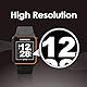 Canmore TW356 Golf-GPS-Uhr für Damen und Herren, kostenloses Update, großes LCD-Display, Upgrade-IC-Chip, leichtes Zubehör, Türkis