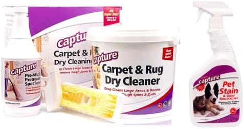 Capture Carpet Total Care Kit 400 Pet Stain & Odor Neutralizer (32 oz), Pet Stain Remover for Carpet, Rug, Couch, Car & Upholstery - Bundle image 3