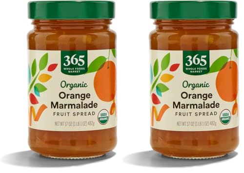 365 by Whole Foods Market, Fruit Spread Organge Marmalade Organic, 17 Ounce (Pack of 2)