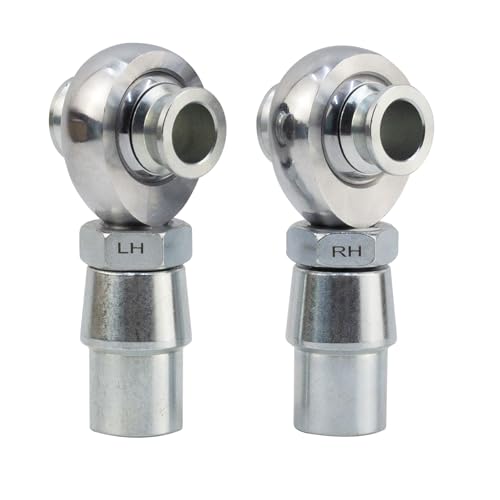3/4 Heim Joint Rod End Kit Left and Right Hand Heim Joint Chromoly Joints Great for Steering and Suspension Traction Bars Kit Steering Heim Joints and Links Joints (1 set)