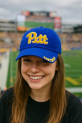 Gorra clásica oficial gráfica Universidad Pittsburgh azul miniatura 3