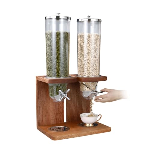 AIZYR Distributore da Banco Distributore di Cibo, Distributore di Cereali Contenitori per Alimenti Secchi per Conservare Fiocchi D'avena, Chicchi di caffè, Caramelle,3.5L